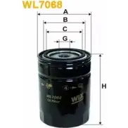 Масляный фильтр WIX FILTERS F W2SFS2 2533017 WL7068 9VZ8ENN