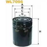 Масляный фильтр WIX FILTERS CH3C D5 WL7096 2533041 MHXA30