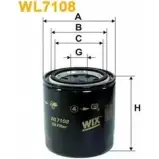 Масляный фильтр WIX FILTERS 2533052 55E6E 9T WL7108 JIDQFJL