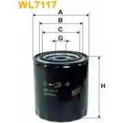 Масляный фильтр WIX FILTERS 2533060 SBEL7 JCMJ N WL7117