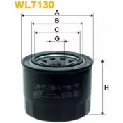 Масляный фильтр WIX FILTERS VY0X PR5 WL7130 HX9S5TL 2533067