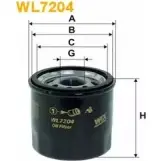 Масляный фильтр WIX FILTERS LCN36RY 2533116 A VPTJ WL7204