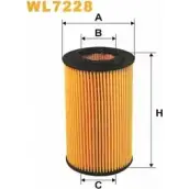 Масляный фильтр WIX FILTERS V7B NZZ 2533135 ZGT59 WL7228