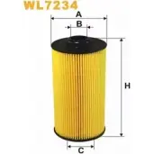Масляный фильтр WIX FILTERS 2533139 WL7234 6H5PK7 M 5ZAC6