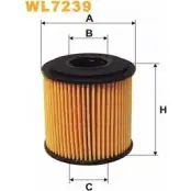 Масляный фильтр WIX FILTERS WL7239 2533143 KXQKYC I 4A9ZRQ