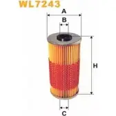 Масляный фильтр WIX FILTERS 4PAUX 3 Mercedes S-Class (C140) 3 Купе QYLHC WL7243