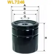 Масляный фильтр WIX FILTERS 8T VXRF WL7246 Chevrolet Camaro 4 (GM F) Купе 3.4 V6 162 л.с. 1992 – 1998 8BTTD