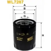 Масляный фильтр WIX FILTERS Land Rover Defender 1 (L316) Пикап 2.5 Td5 4x4 (L316) 122 л.с. 1998 – 2016 WL7287 3TXFL ML QJ19W