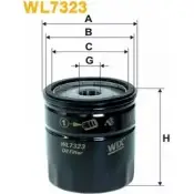 Масляный фильтр WIX FILTERS Mazda 3 (BL) 2 Седан 2.0 154 л.с. 2011 – 2013 WL7323 X C3Q6W XYDDZU