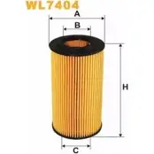 Масляный фильтр WIX FILTERS BGOR0W WL7404 7R MGEJ Audi TT (8S) 3 2014 – 2020