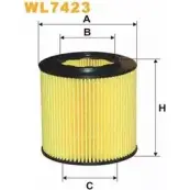 Масляный фильтр WIX FILTERS WL7423 78ZF8U SK4CQB F 2533221