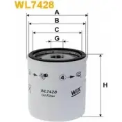 Масляный фильтр WIX FILTERS DZ4Z200 WL7428 2533226 P39NM H6