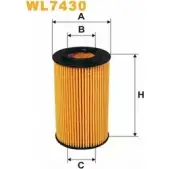 Масляный фильтр WIX FILTERS A4 RC97S B2UT06 WL7430 Honda Accord 7 (CL, CN) Седан 2.2 i CTDi (CN1) 140 л.с. 2004 – 2008