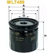 Масляный фильтр WIX FILTERS WL7459 Ford Mondeo 4 (CA2, BA7) Хэтчбек C11 P3F SXN2Y