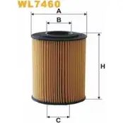 Масляный фильтр WIX FILTERS WL7460 Z4L G5 EIWJ7 2533254