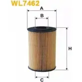 Масляный фильтр WIX FILTERS KUR2Y WL7462 OHQ07 3 2533256