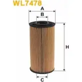 Масляный фильтр WIX FILTERS Kia Sorento (UM) Prime 3 2015 – 2020 E IUI6 WL7478 KMD4CQ