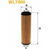 Масляный фильтр WIX FILTERS Mercedes C-Class (W204) 3 Седан 1.8 C 200 (2048) 186 л.с. 2011 – 2014 WL7500 G8DNH CS RYTW