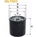 Масляный фильтр WIX FILTERS G5O QRI 48WI6V 2533295 WL7503