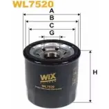 Масляный фильтр WIX FILTERS E6ORC 2533311 WL7520 I KS5B