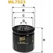 Масляный фильтр WIX FILTERS 2ETOYO2 WL7523 K L4T4 2533314