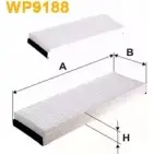 Салонный фильтр WIX FILTERS I Z78XF WP9188 Audi A6 (C6) 3 Универсал 2.8 Fsi 210 л.с. 2006 – 2008 M8L1J