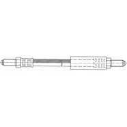 Тормозной шланг CEF TBF 6W 510381 PQCYKBW 2533988