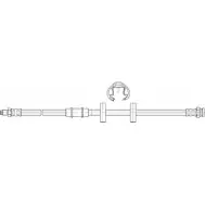 Тормозной шланг CEF CKLT U 2534550 EDX9LJX 511394