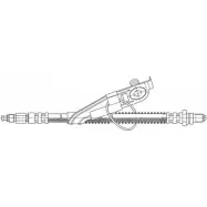 Тормозной шланг CEF XO M7M4 511636 2534720 LP7W5L2