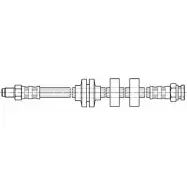 Тормозной шланг CEF BC XN8I 511883 L8HGIGI Fiat Multipla (186) 1 Минивэн 1.9 JTD (186AxE1A) 120 л.с. 2002 – 2010