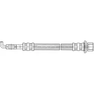 Тормозной шланг CEF 9U08FRA 512108 KYO RR0 Toyota Previa (XR10, XR20) 1 Минивэн 2.4 4WD (TCR21. TCR20) 132 л.с. 1990 – 2000