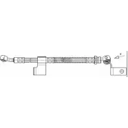 Тормозной шланг CEF 512294 69V9Z83 A6 CWD Hyundai Matrix (FC) 1 Минивэн 1.8 122 л.с. 2001 – 2010