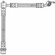 Тормозной шланг CEF 512456 634VWT8 Toyota Yaris Verso (XP20) 1 Минивэн 1.4 D 4D (NLP20. NLP22) 75 л.с. 2001 – 2005 TU9JA 3M