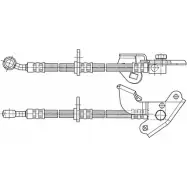 Тормозной шланг CEF 512520 Y9NIJF 1 RTMX Honda Fit 2 (GD, GE) Хэтчбек 1.2 i-DSI (GD5, GE2) 78 л.с. 2002 – 2007