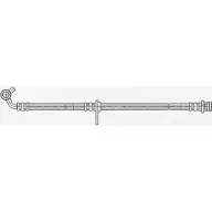 Тормозной шланг CEF Honda Edix 512579 4 ZVHG 266SC