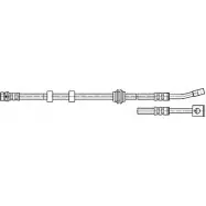 Тормозной шланг CEF QZ FYDDO 512597 JMI32Z3 Ford Focus 1 Хэтчбек 2.0 RS 215 л.с. 2002 – 2004