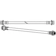 Тормозной шланг CEF 52FBNP7 J7 J7F5W 512719 Suzuki SX4 (EY, GY) 1 Хэтчбек 1.6 VVT 4x4 (RW 416) 120 л.с. 2009 – 2025