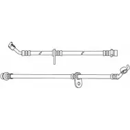 Тормозной шланг CEF IU WJH 79HV4 Honda Accord 8 (CW) Универсал 2.2 i DTEC (CW3) 180 л.с. 2008 – 2025 512912