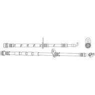 Тормозной шланг CEF Ford Fiesta 6 (CB1, CCN) Хэтчбек 1.4 LPG 92 л.с. 2009 – 2024 YW1BH K 3QCU 512960