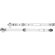 Тормозной шланг CEF 512978 4M6YGZ2 RJK UXDD 2535708
