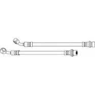 Тормозной шланг CEF VHFP9 514530 Honda Fit 2 (GD, GE) Хэтчбек 1.2 i-DSI (GD5, GE2) 78 л.с. 2002 – 2007 7JS 19QQ