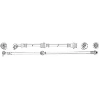 Тормозной шланг CEF 4CKW2I Nissan Micra (K13) 4 Хэтчбек 1.2 76 л.с. 2010 – 2025 514550 444 YF