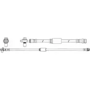 Тормозной шланг CEF X52YV3P Volkswagen Jetta 6 (A6, 162, AV3) Седан 1.4 TSI Hybrid 150 л.с. 2011 – 2025 JA8 7K 514557