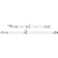 Тормозной шланг CEF Lexus RX (XU10) 1 Внедорожник 3.0 300 (MCU10) 201 л.с. 1998 – 2003 514599 5KFGD9 MUH HJU