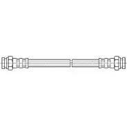 Тормозной шланг CEF FX55O4 TX XEMXD Fiat Brava (182) 1 Хэтчбек 1.9 JTD 100 л.с. 2000 – 2001 516870