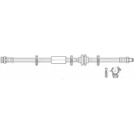Тормозной шланг CEF WNWKCV 2536100 517072 T TG8B8