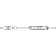 Трос сцепления CEF 2536374 78YSK O N3R374 CT01157