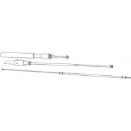 Трос ручника CEF 4M9GN Citroen C3 1 (FC, PF1) Хэтчбек 1.4 i 73 л.с. 2002 – 2025 CT02200 EXG4 U