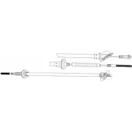 Трос сцепления CEF RJ2LV FA01150 2536539 V3ZZL 18
