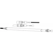 Трос ручника CEF FA02267 2536705 ZZHM9 BS K2W9W